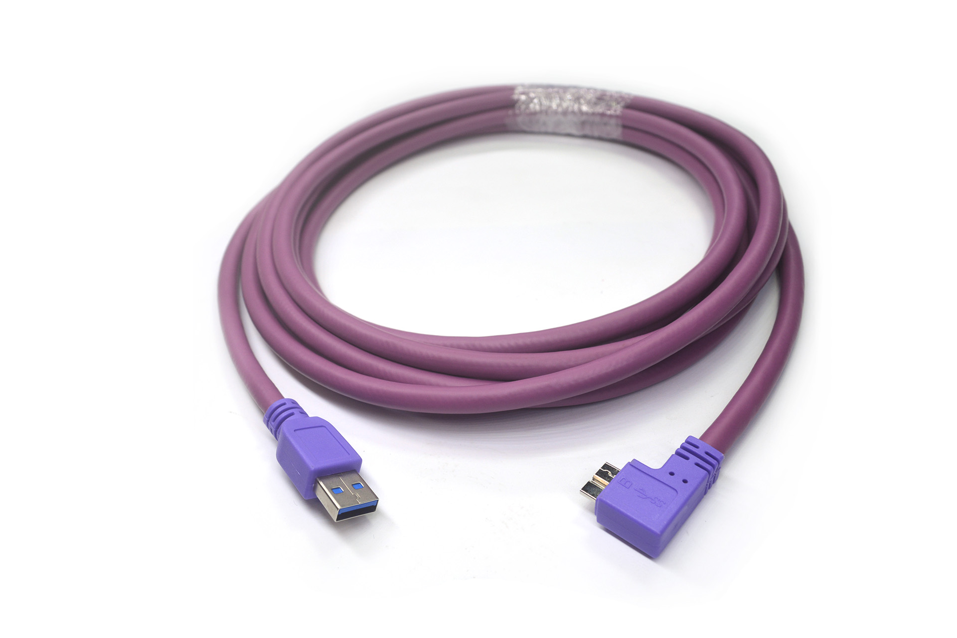 USB3.0 إلى زاوية micro-b الكابلات المرنة عالية